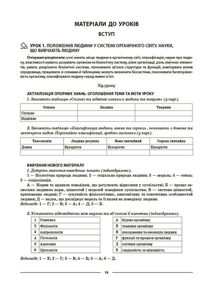 My Synopsis. Materials For Lessons. Biology. Grade 8 (To PG Balan Program) / Мій конспект. Матеріали до уроків. Біологія. 8 клас (до програми П. Г. Балан) Margarita Atamanchuk / Маргарита Атаманчук 9786170043733-5