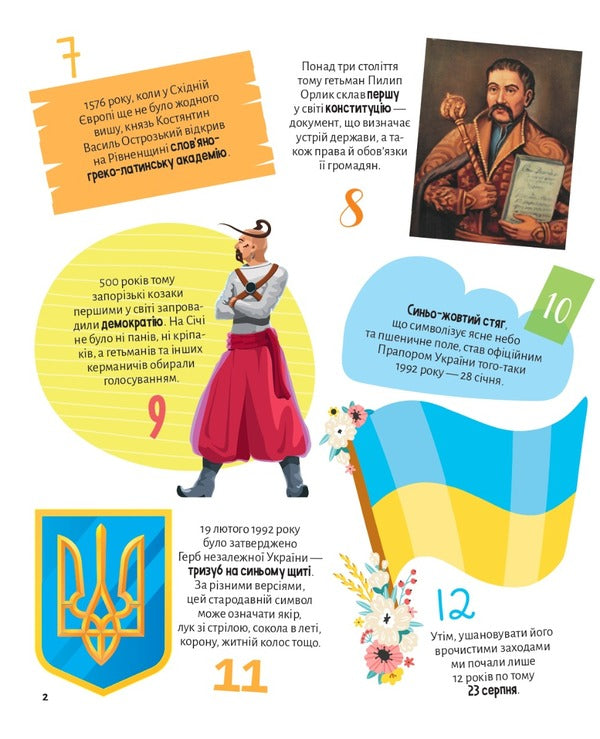 My Ukraine. 100 interesting facts / Моя Україна. 100 цікавих фактів Ольга Шевченко 9789669829887-3
