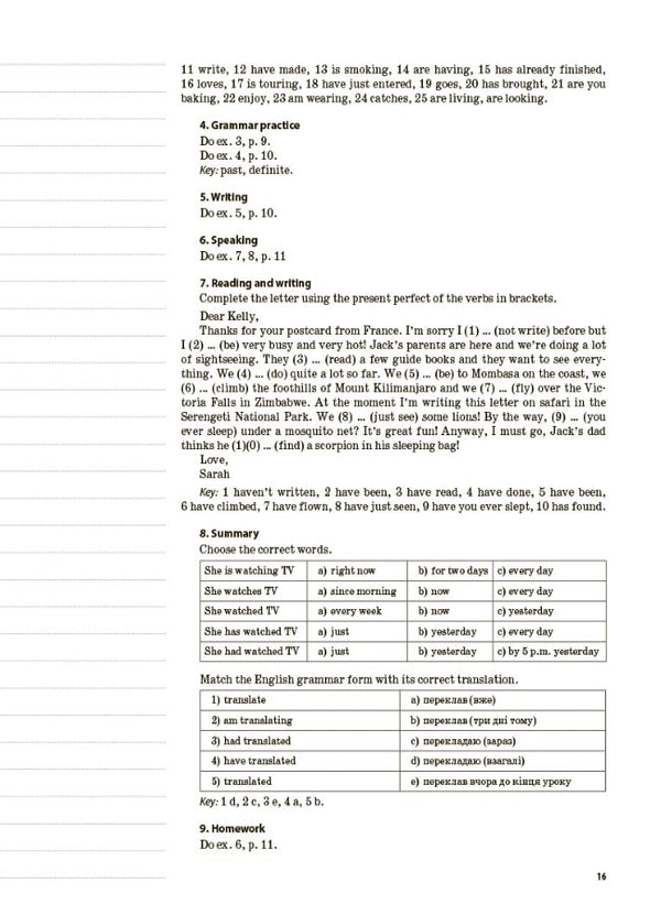 My abstract. English language. Grade 8 / Мій конспект. Англійська мова. 8 клас Тамара Киктенко 9786170040763-5