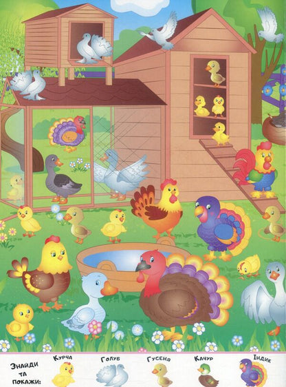 My first Wimmelbuch.Fun farm / Мій перший Віммельбух. Весела ферма  978-966-947-227-4-5