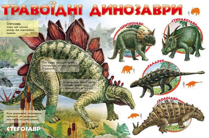 My first book. About dinosaurs / Моя перша книга. Про динозаврів  978-966-913-537-7-4