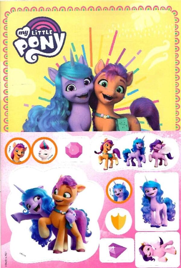 My little pony.New generation.Development book with stickers / Мій маленький поні. Нове покоління. Книжка-розвивайка з наліпками  9789669439161-3