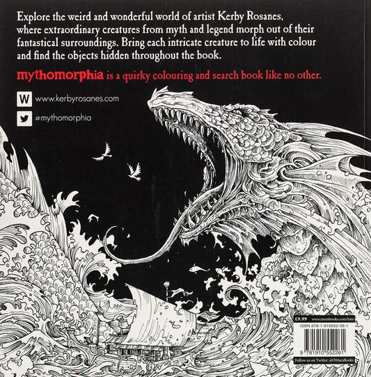 Mythomorphia. An Extreme Coloring And Search Challenge Kerby Rosanes / Керби Розанес 9781910552261-2