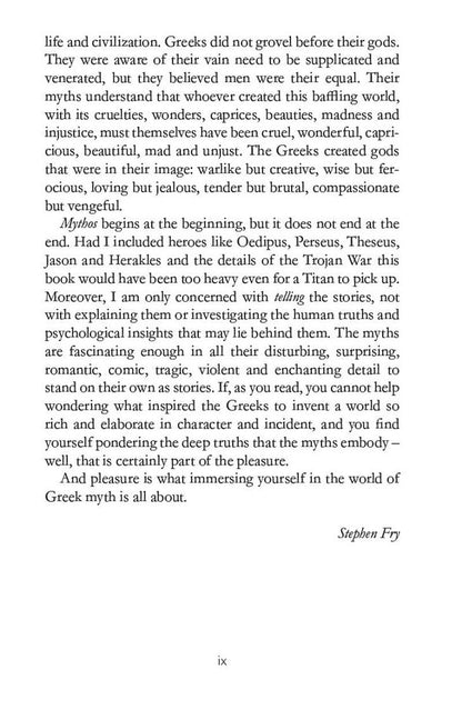 Mythos. Greek Myths Retold Stephen Fry / Стивен Фрай 9781405934138-5