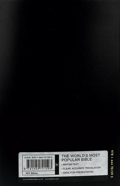 NIV Holy Bible. Anglicised Black Gift And Award New International Version / New International Version 9781444701593-2