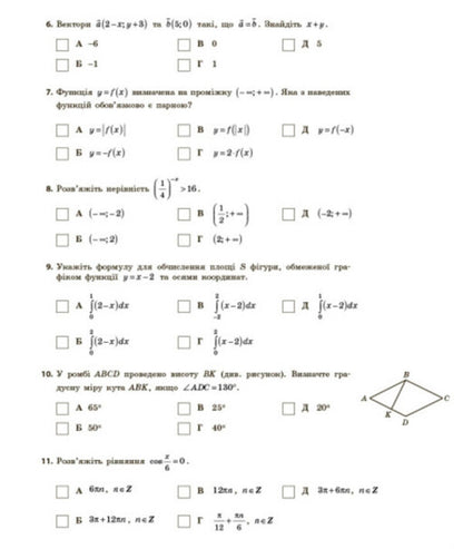 NMT 2024. Mathematics. Everything for preparing for NMT online and offline / НМТ 2024. Математика. Усе для підготовки до НМТ в режимі онлайн і офлайн Юрий Захарийченко, Александр Школьный, Александр Роганин, Владимир Дергачов 978-617-09-8186-8-3