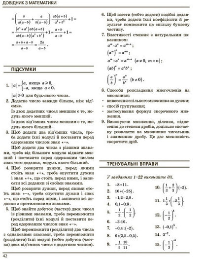 NMT 2024. Mathematics. Handbook-practicum / НМТ 2024. Математика. Довідник-практикум Марина Забелишинская, Юрий Захарийченко, Вадим Карпик 978-617-09-8187-5-2