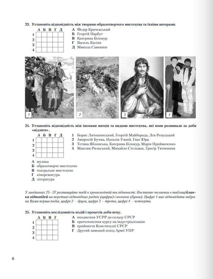 NMT 2025. History Of Ukraine Typical Test Tasks / НМТ 2025. Історія України Типові тестові завдання Vital Vlasov, Alexander Panarin, Yulia Topolnitskaya, Antonina Makarevich / Віталій Власов, Олександр Панарін, Джулія Топольницька, Антоніна Макаревич 9789669454881-6