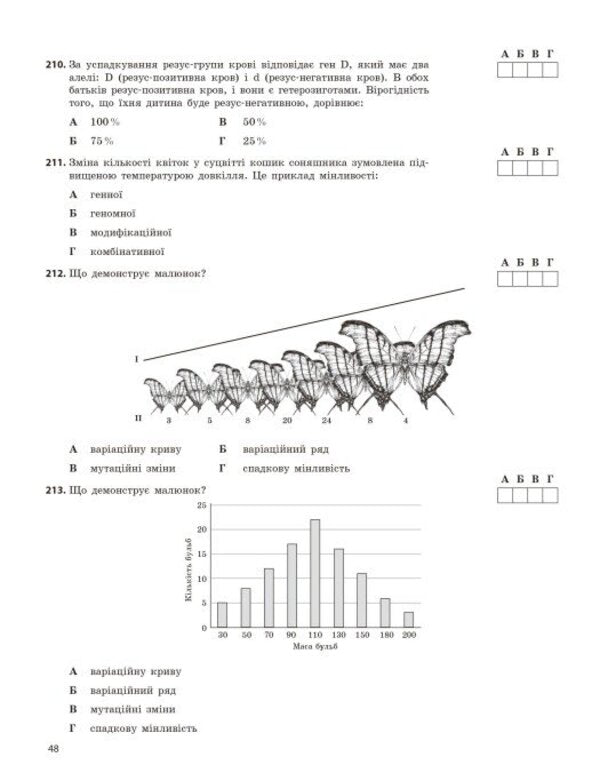 NMT 2026. Biology. Test Notebook / НМТ 2026. Біологія. Тестовий зошит Olga Taglin / Ольга Тальліна 9786170999269-5