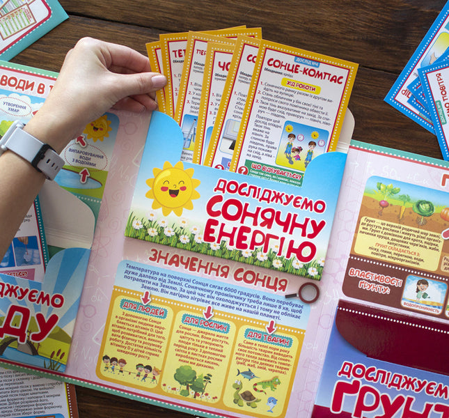 NUSH Mini-lapbook Research activity / НУШ Міні-лепбук Дослідницька діяльність  4823076143961-6