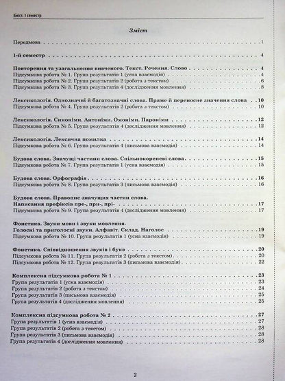 NUSH Ukrainian Language 5Th Grade Workbook For Current And Thematic Assessment Final Papers By Groups Of Results - НУШ Укранська мова 5 клас Зошит для поточного та тематичного оцнювання Пдсумков роботи за групами результатв Tatiana Polozhiy, Lydia Tretyak - Татьяна Положий, Лидия Третяк 9789669253927-4
