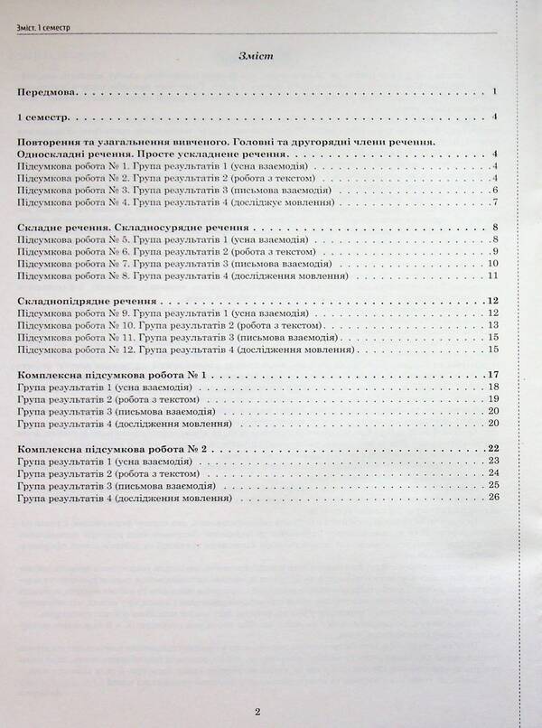 NUSH Ukrainian Language 9Th Grade Workbook For Current And Thematic Assessment Final Papers By Groups Of Results - НУШ Укранська мова 9 клас Зошит для поточного та тематичного оцнювання Пдсумков роботи за групами результатв Tatiana Polozhiy, Lydia Tretyak - Татьяна Положий, Лидия Третяк 9789669253972-4