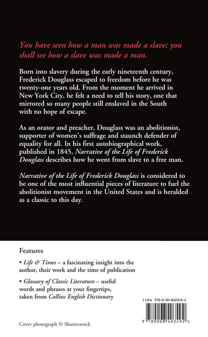 Narrative of the Life of Frederick Douglass / Narrative of the Life of Frederick Douglass Фредерик Дуглас 9780008403492-2