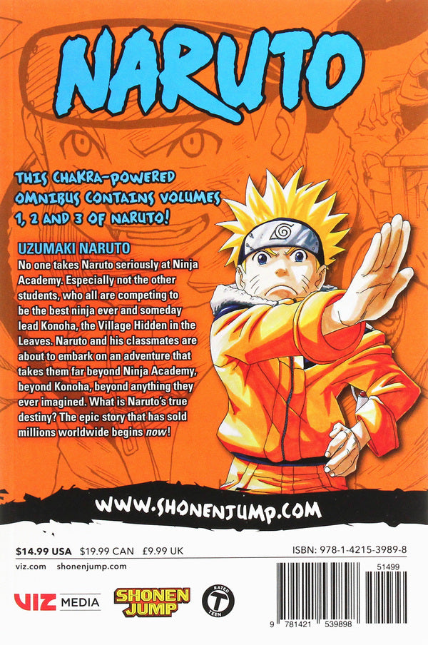Naruto. 3-In-1 Edition. Volume 1 Masashi Kishimoto / Масаси Кисимото 9781421539898-3