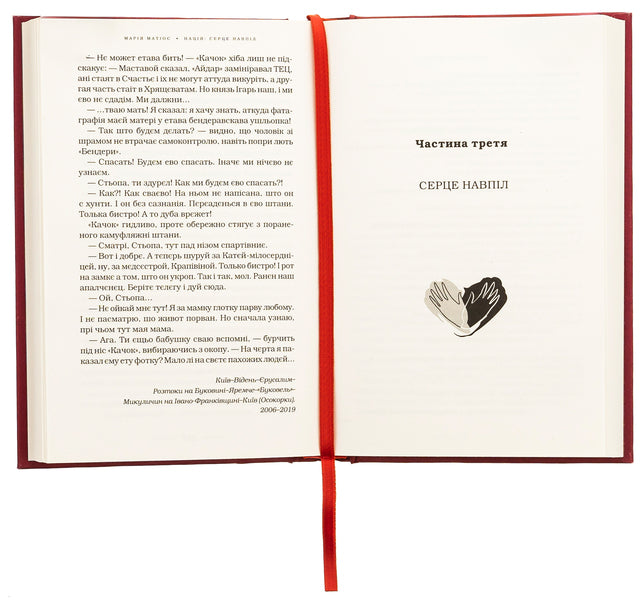 Nation: heart in two / Нація: серце навпіл Мария Матиос 978-617-585-287-3-5