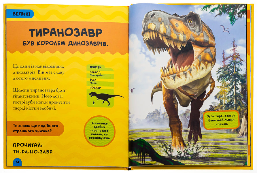 National Geographic. My first encyclopedia. Dinosaurs / National Geographic. Моя перша енциклопедія. Динозаври Кэтрин Д. Хьюз 9789669439970-5
