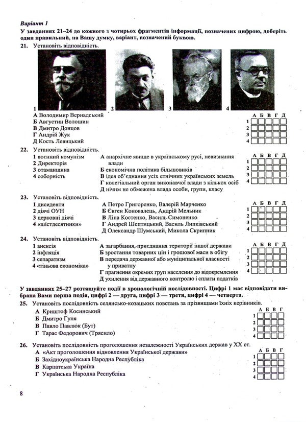 National Multi-Subject Test History Of Ukraine: Test Tasks In The NMT 2027 Format - Нацональний Мультипредметний Тест сторя Украни: тестов завдання у формат НМТ 2027 Igor Panchuk - Игорь Панчук 9789660742260-6