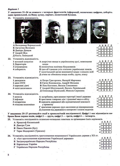 National Multi-Subject Test History Of Ukraine: Test Tasks In The NMT 2027 Format - Нацональний Мультипредметний Тест сторя Украни: тестов завдання у формат НМТ 2027 Igor Panchuk - Игорь Панчук 9789660742260-6