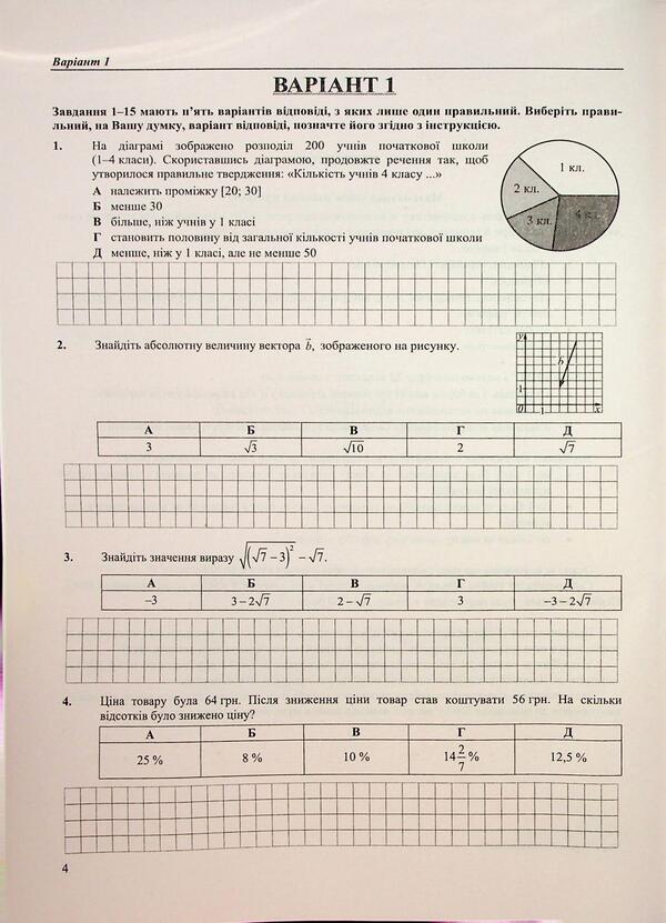 National Multi-Subject Test Mathematics: Test Tasks In The NMT 2027 Format - Нацональний Мультипредметний Тест Математика: Тестов завдання у формат НМТ 2027 Olesya Martynyuk - Олеся Мартинюк 9789660742277-2