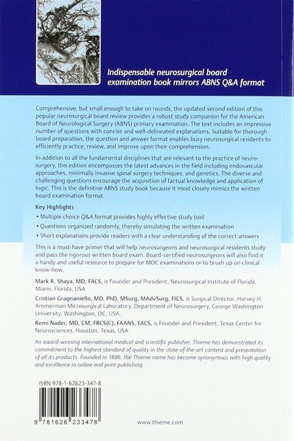 Neurosurgery Practice Questions And Answers Mark Chaya, Christian Gagnaniello, Remy Nader / Марк Шайя, Кристиан Гагнаньелло, Реми Надер 9781626233478-2