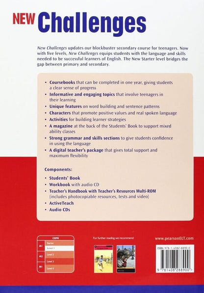 New Challenges 1. Teacher's Handbook (+ Multi-ROM) / New Challenges 1. Teacher's Handbook (+ Multi-ROM)  9781408288900-2