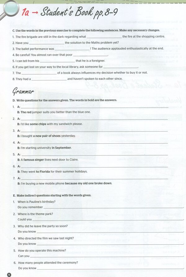 New Destinations. Intermediate B1. Workbook Marileni Malcogianni, Harold Quinton Mitchell / Марилени Малкогианни, Гарольд Квинтон Митчелл 9789605091576-6