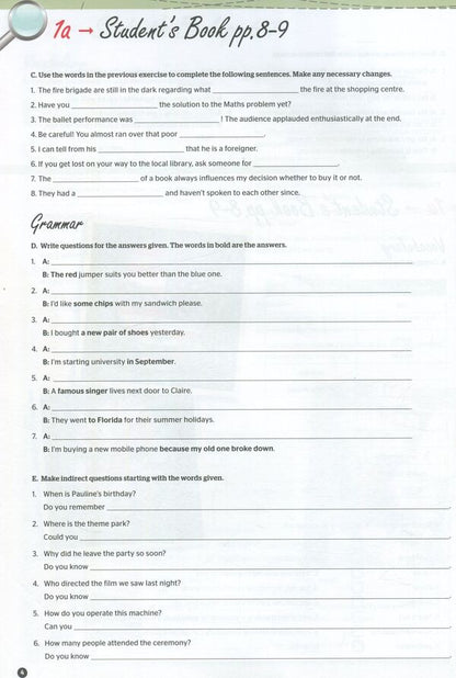 New Destinations. Intermediate B1. Workbook Marileni Malcogianni, Harold Quinton Mitchell / Марилени Малкогианни, Гарольд Квинтон Митчелл 9789605091576-6