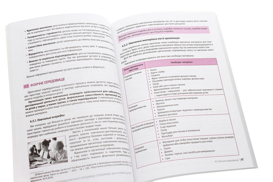 New Ukrainian school. Teacher's guide / Нова українська школа. Порадник для вчителя Оксана Оноприенко 978-966-945-122-4-5