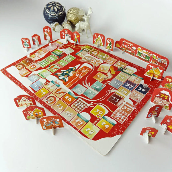 New Year's Advent Calendar 'Secrets Of Snowland' With Figurines + A Game And A Set For Creativity / Новорічний адвент-календар 'Таємниці Сніголенда' з фігурками + гра та набір для творчості Anastasia Chervona / Анастасия Червона 4820266330071-5