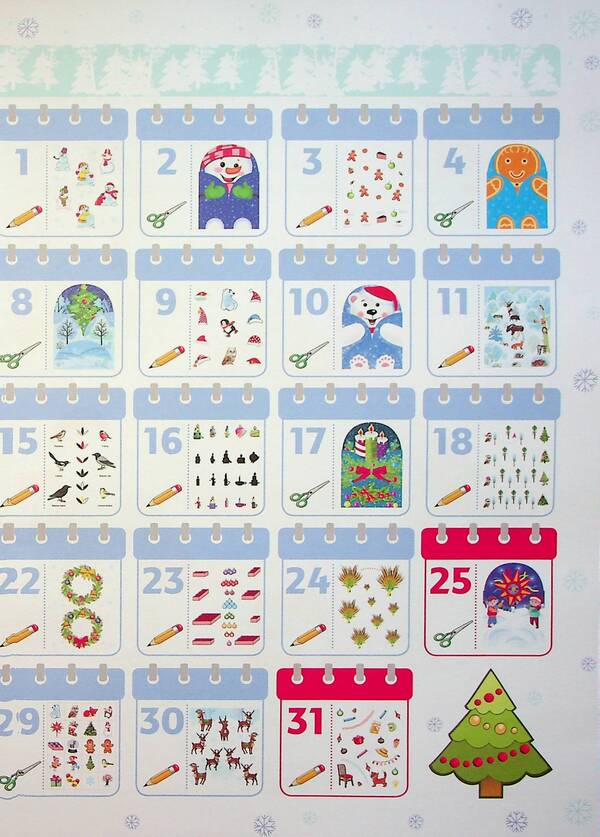New Year's miracles with your own hands. Advent with crafts and tasks. 3-4 years / Новорічні дива власноруч. Адвент з поробками та завданнями. 3–4 роки  9786170042965-4