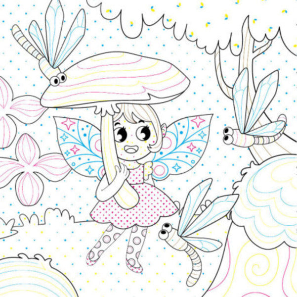 New water coloring pages. Fairies / Нові водяні розмальовки. Феєчки  9786170976925-2