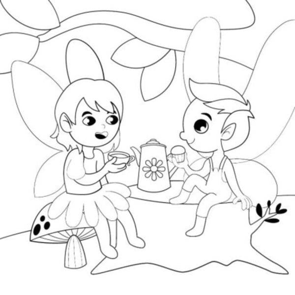 New water coloring pages. Fairies / Нові водяні розмальовки. Феєчки  9786170976925-5