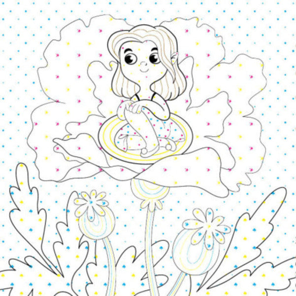 New water coloring pages. Fairies / Нові водяні розмальовки. Феєчки  9786170976925-6