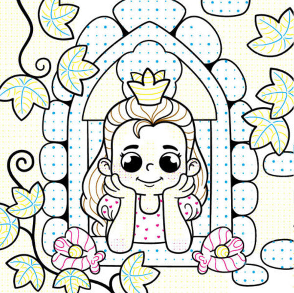 New water coloring pages. Princesses / Нові водяні розмальовки. Принцеси  9786170977083-2