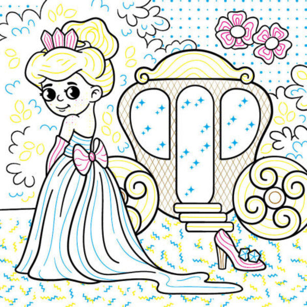 New water coloring pages. Princesses / Нові водяні розмальовки. Принцеси  9786170977083-5