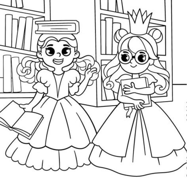 New water coloring pages. Princesses / Нові водяні розмальовки. Принцеси  9786170977083-6