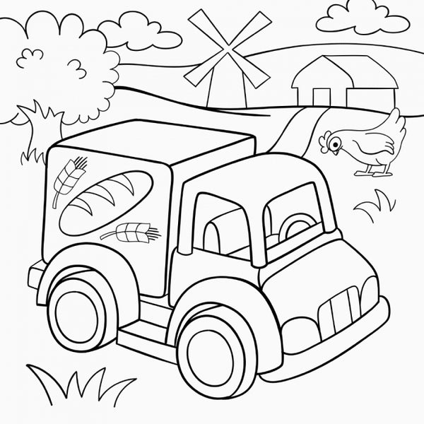 New water coloring pages. Transport / Нові водяні розмальовки. Транспорт  9789667502140-3