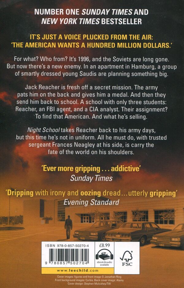 Night School Lee Child / Ли Чайлд 9780857502704-2