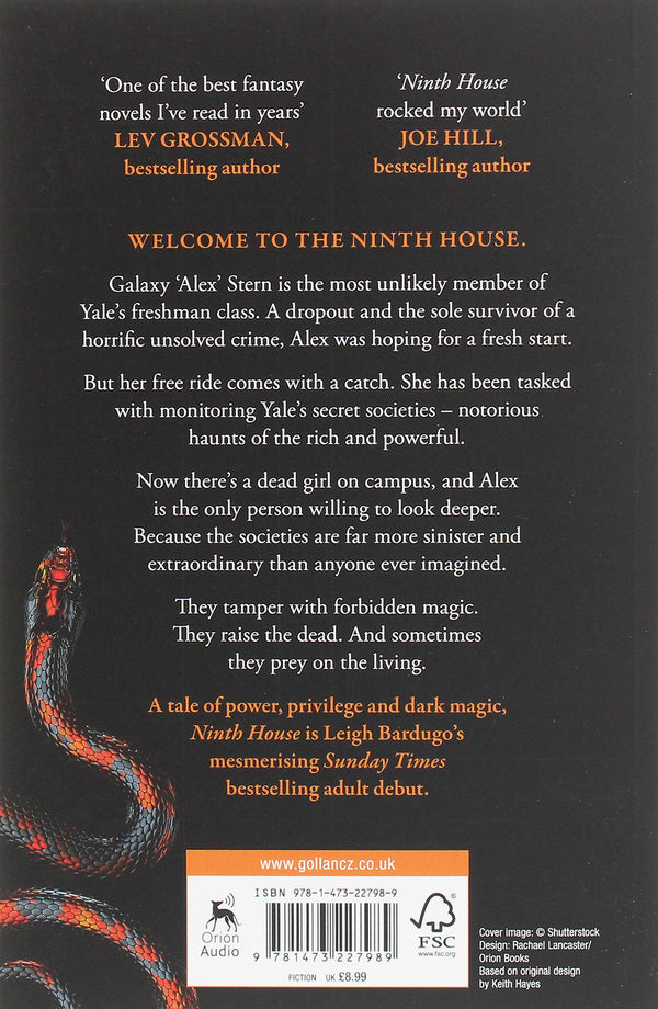 Ninth House Book 1 Leigh Bardugo - Ли Бардуго 9781473227989-2