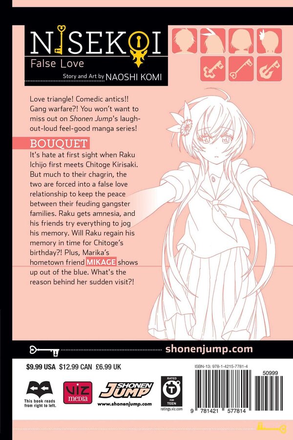 Nisekoi. False Love. Volume 11 Naoshi Komi / Наоси Коми 9781421577814-2