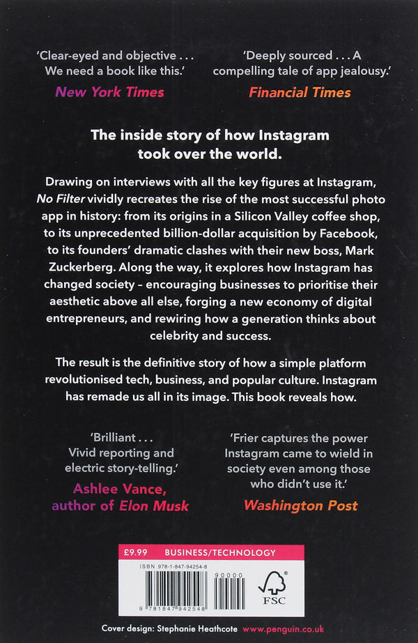 No Filter: The Inside Story of Instagram / No Filter: The Inside Story of Instagram Сара Фриер 9781847942548-2
