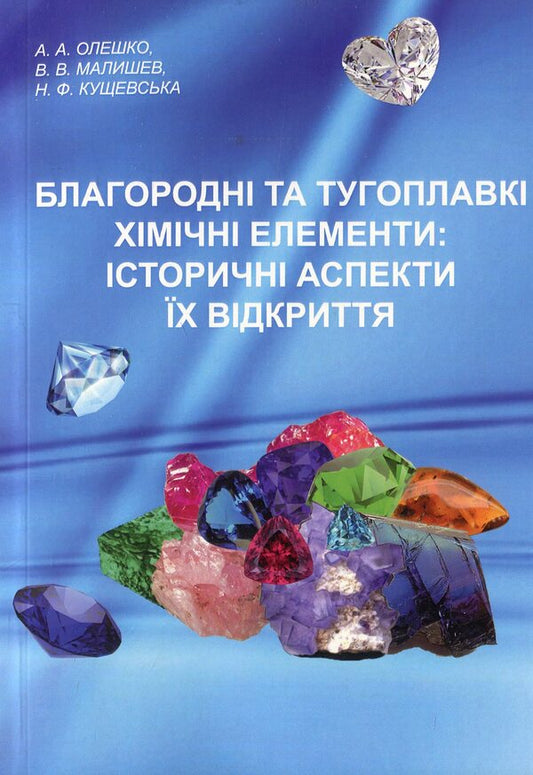 Noble and refractory chemical elements / Благородні та тугоплавкі хімічні елементи Виктор Малышев, Нина Кущевская, Андрей Олешко 978-966-388-573-5-1