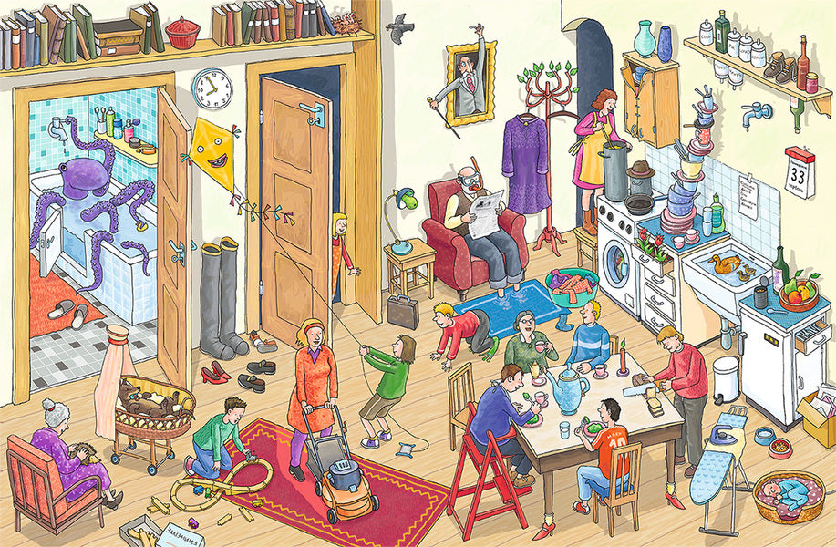 Nonsense. Wimmelbuch / Нісенітниці. Віммельбух Ахим Альгримм 978-617-7395-77-4-3