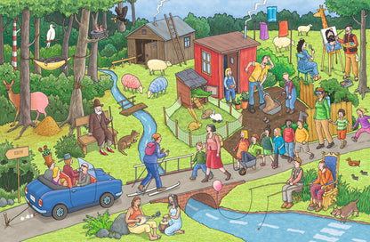 Nonsense. Wimmelbuch / Нісенітниці. Віммельбух Ахим Альгримм 978-617-7395-77-4-5