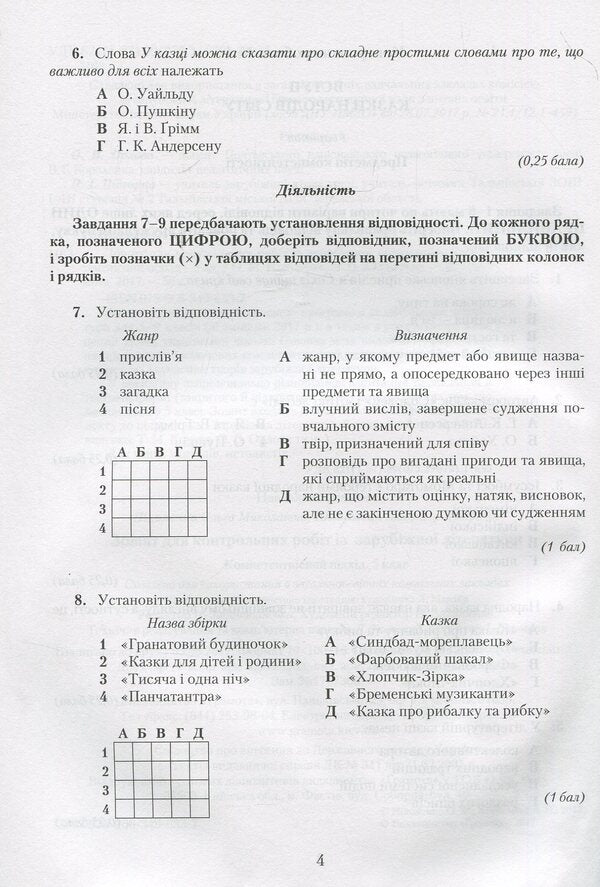 Notebook For Test Papers On Foreign Literature Competency Approach 5Th Grade - Зошит для контрольних робт з зарубжно лтератури Компетентнсний пдхд 5 клас Olga Nikolaenko, Lyudmila Yuldasheva - Ольга Нколанко, Людмила Юлдашева 9789663496337-4