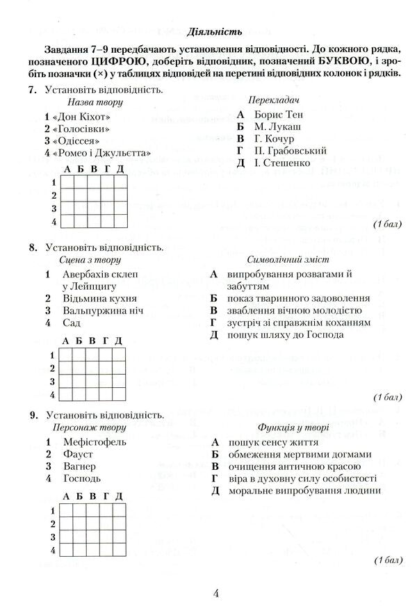Notebook for test papers on foreign literature. Competency approach. Grade 11 / Зошит для контрольних робіт із зарубіжної літератури. Компетентнісний підхід. 11 клас Ольга Николенко, Лидия Зиневич-Боруцкая, Галина Павликова 978-966-349-778-5-4