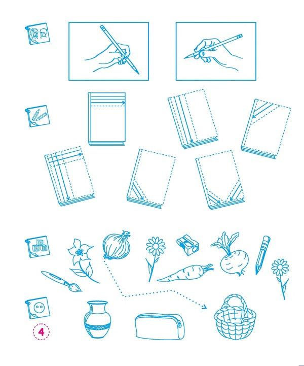 Notebook for writing and speech development. 1st class. Part 1 / Зошит для письма і розвитку мовлення. 1 клас. Частина 1 Галина Сапун, Надежда Кравцова, Ольга Придаток 978-966-07-3313-8-4