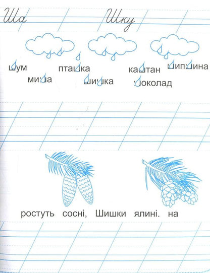 Notebook for writing and speech development. 1st class. Part 2 / Зошит для письма і розвитку мовлення. 1 клас. Частина 2  978-966-07-3314-5-6