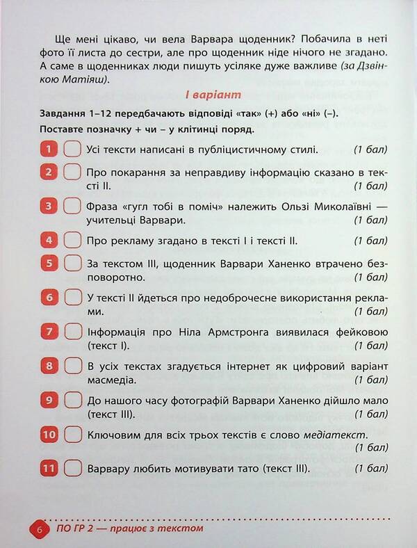 Notebook of academic achievement in the Ukrainian language. Grade 7 / Зошит навчальних досягнень з української мови. 7 клас Александр Авраменко, Зара Тищенко 978-966-989-290-4-6