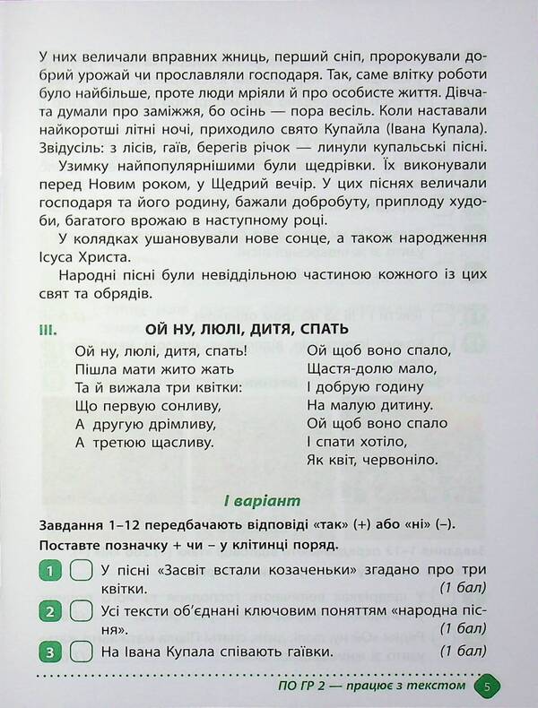Notebook of academic achievements in Ukrainian literature. Grade 6 / Зошит навчальних досягнень з української літератури. 6 клас Александр Авраменко, Зара Тищенко 978-966-989-293-5-5